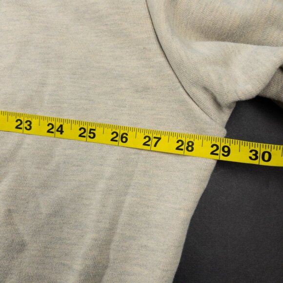 Polo Ralph Lauren Logo Hoodie Men's XL The Big Fit Beige Over-Dyed Fleece - Picture 14 of 14